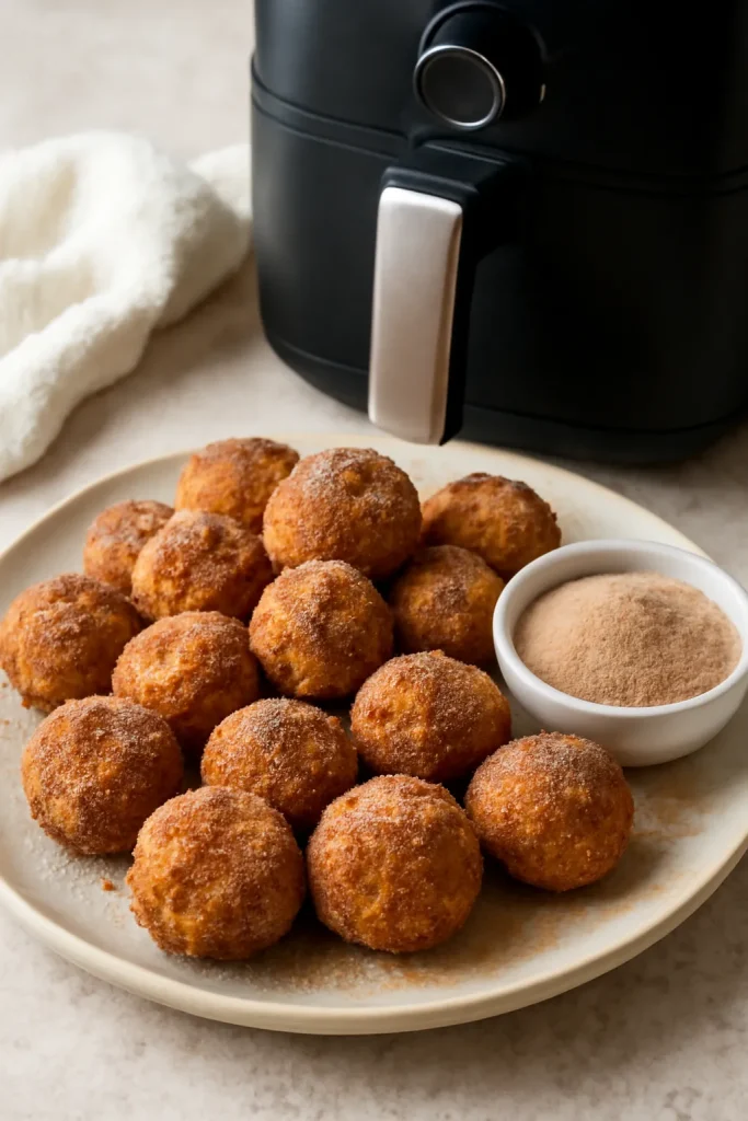 Air Fryer Churro Bites