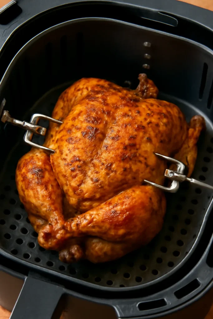 Air Fryer Rotisserie Chicken