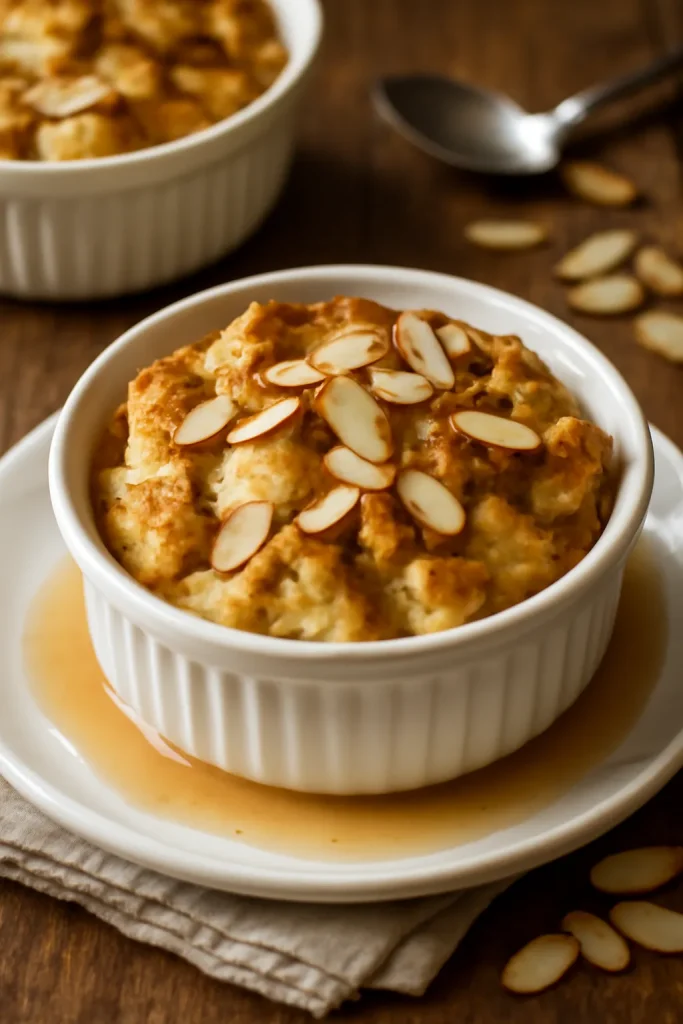 Almond Bread Pudding