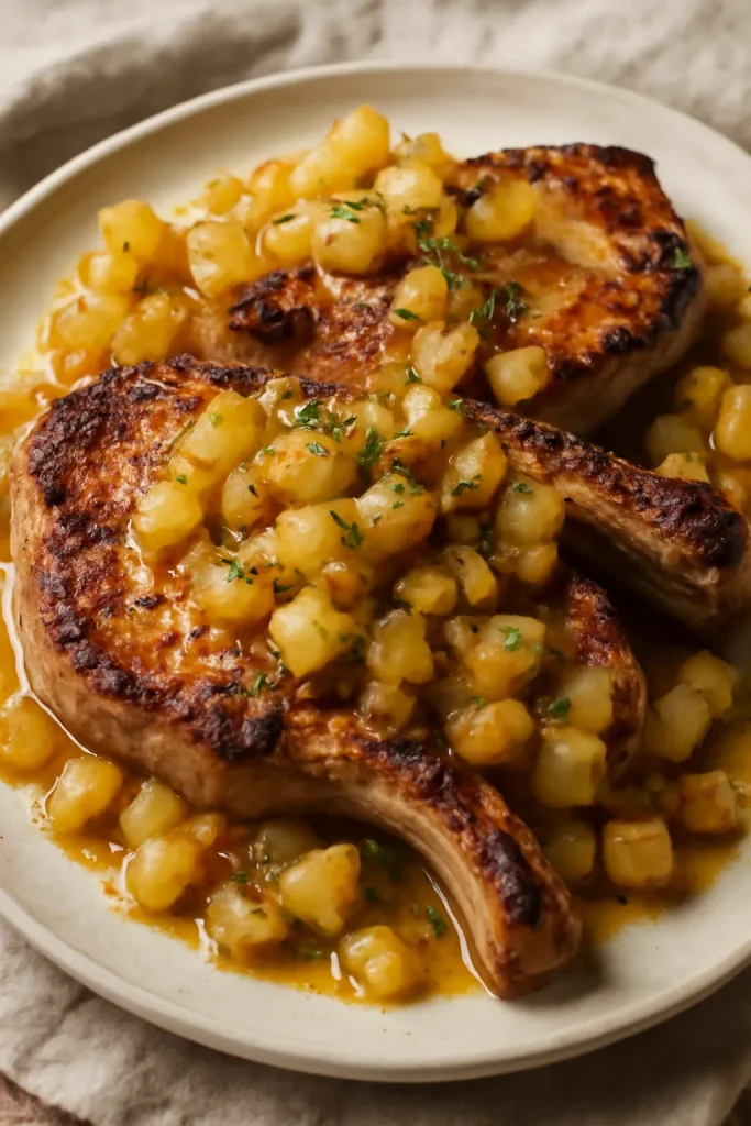 Apple Chutney Pork Chops