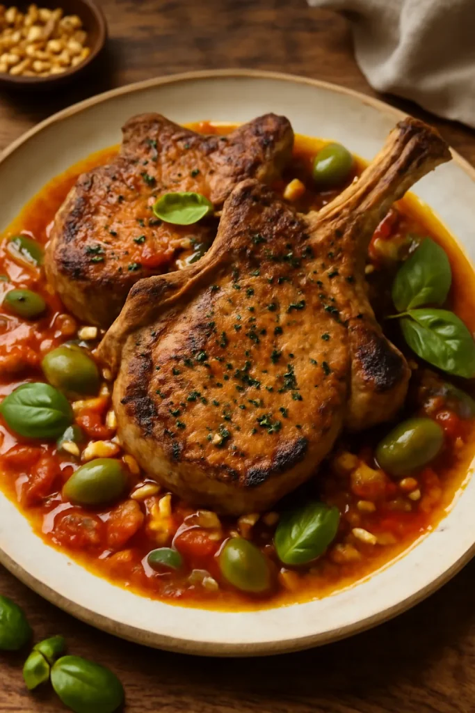 Authentic Sicilian Pork Chops