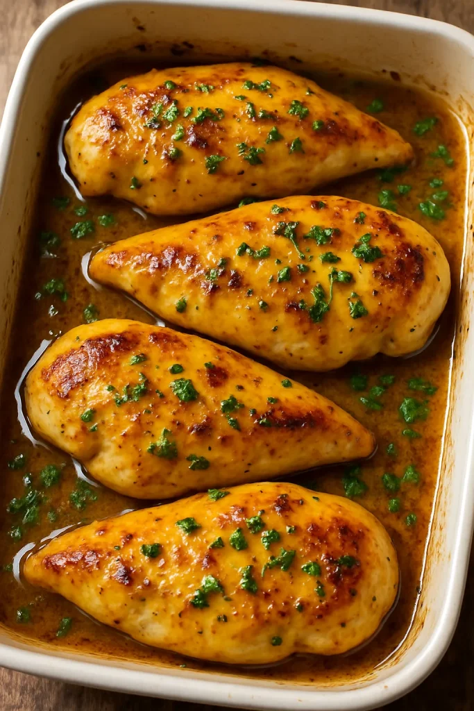 Baked Honey Mustard Chicken Breasts