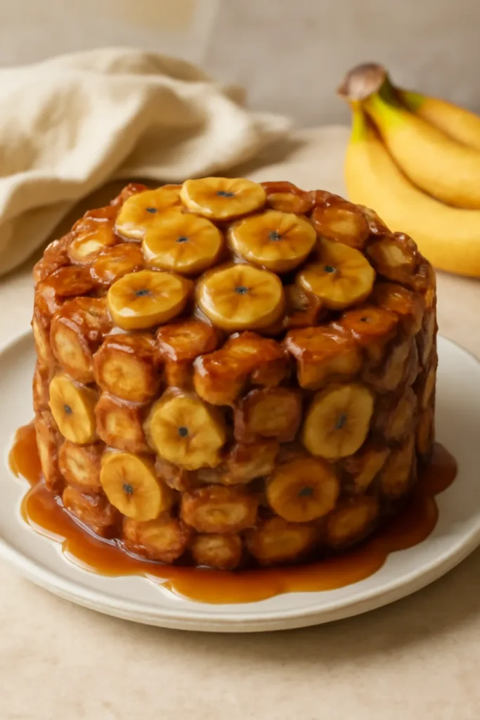 Banana Bread Pudding Cake