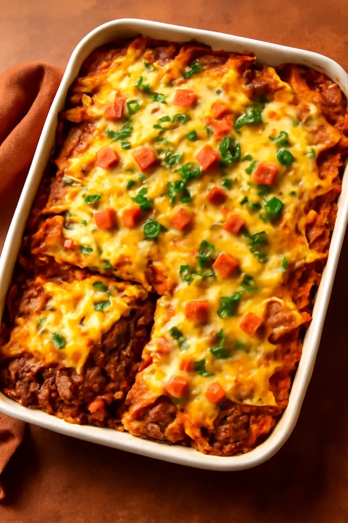 Beef Enchilada Casserole