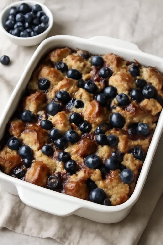 Blueberry Bread Pudding