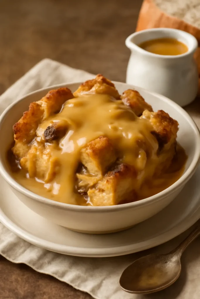 Bread Pudding with Bourbon Sauce