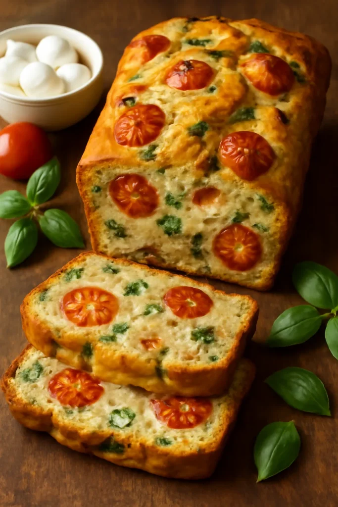 Caprese Quick Bread