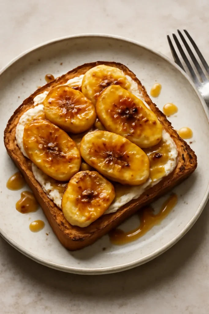 Caramelized Banana Toast