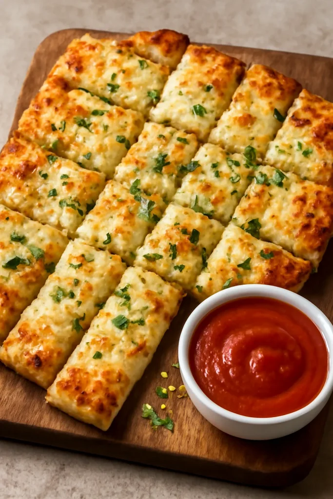 Cheesy Garlic Breadsticks
