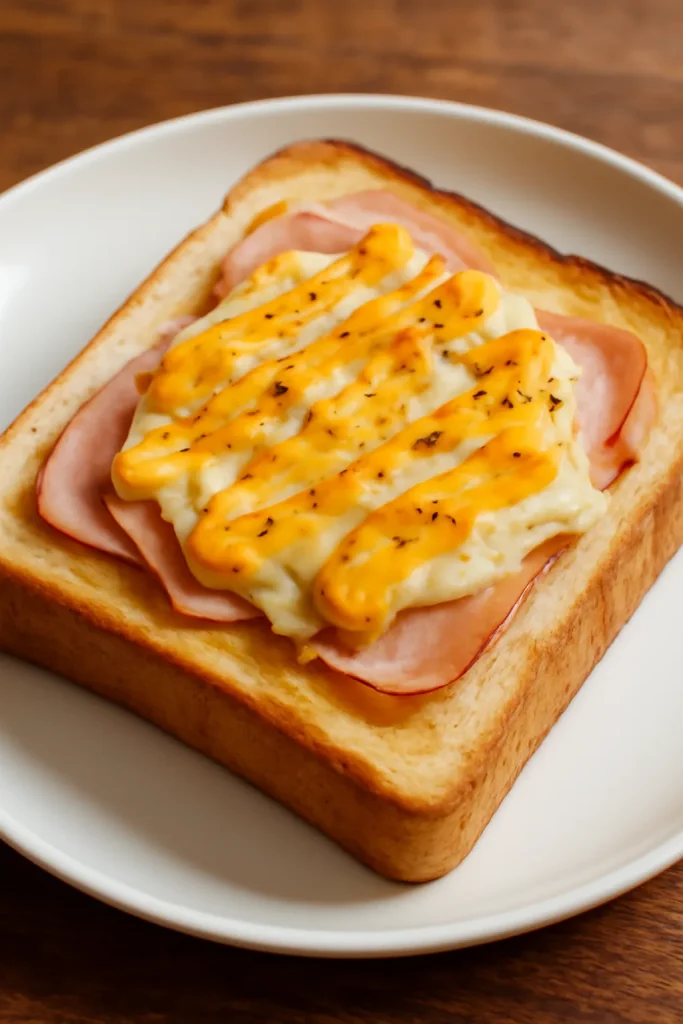 Chili Mayo Ham And Cheese Toast