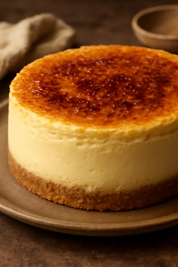 Creamy Creme Brulee Cheesecake
