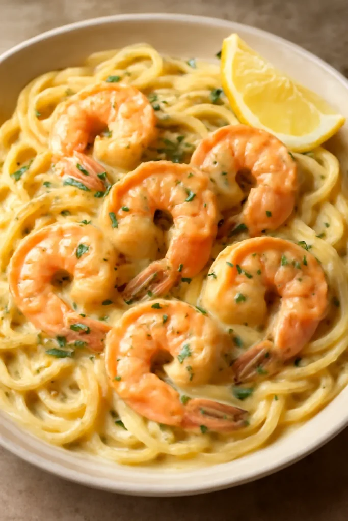 Creamy Shrimp Scampi