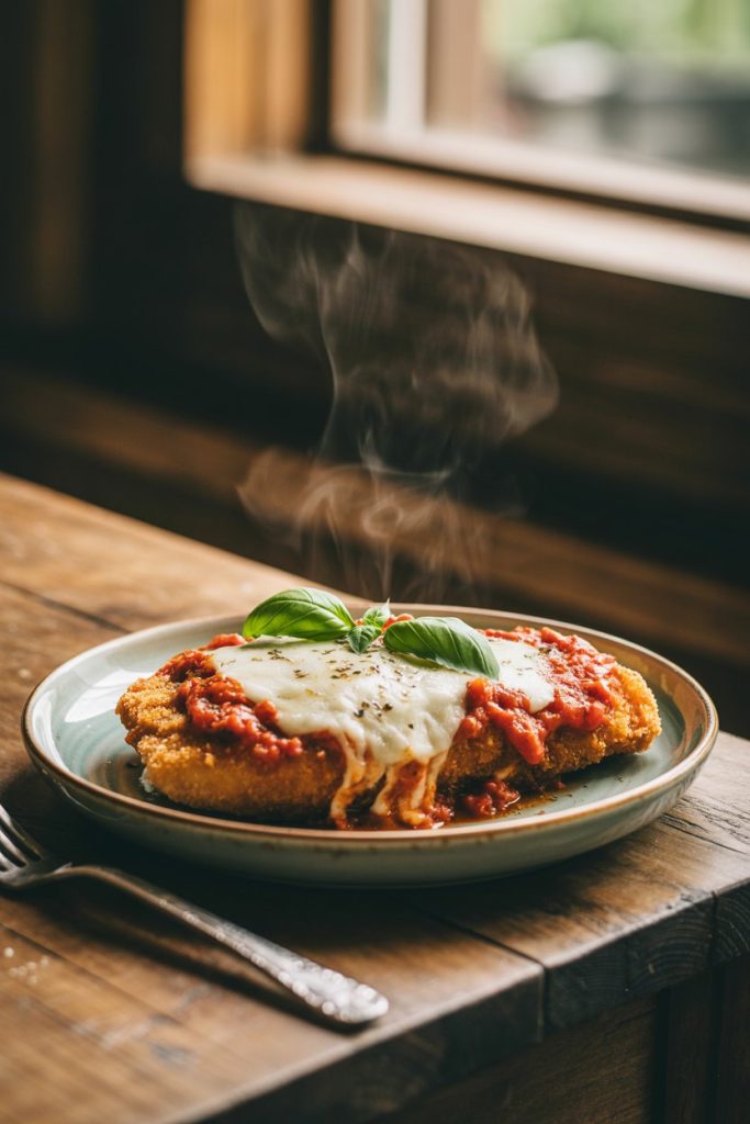 Crispy, Healthy Chicken Parmesan Air-Fryer
