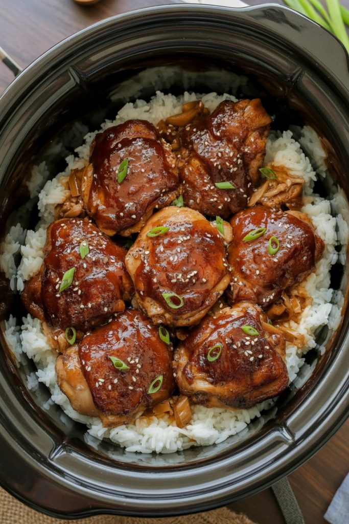 Crock Pot Bourbon Chicken