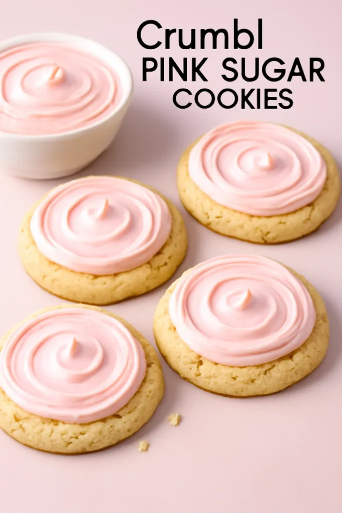 Crumbl Pink Sugar Cookies