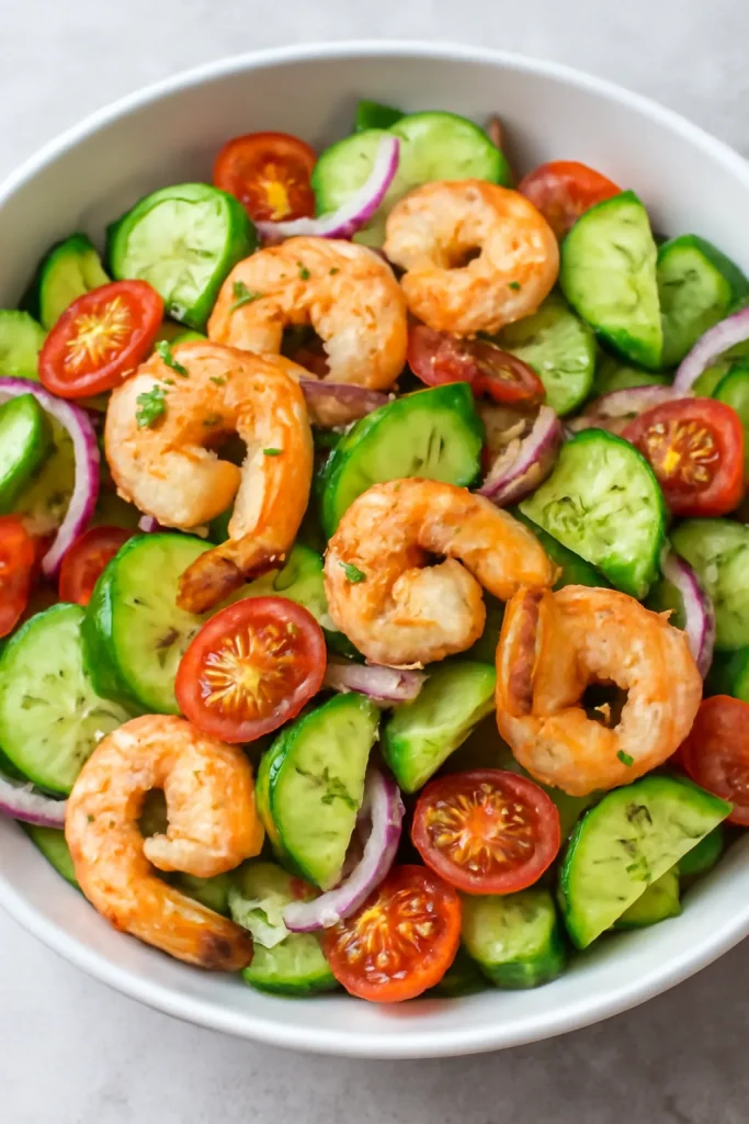 Cucumber Shrimp Salad