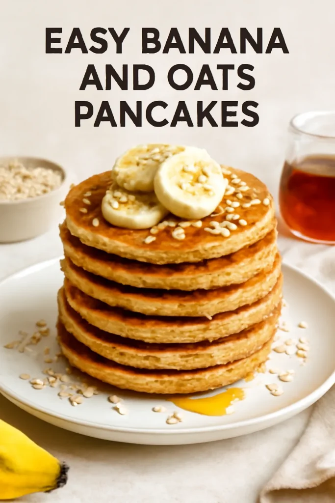 Easy Banana and Oats Pancakes