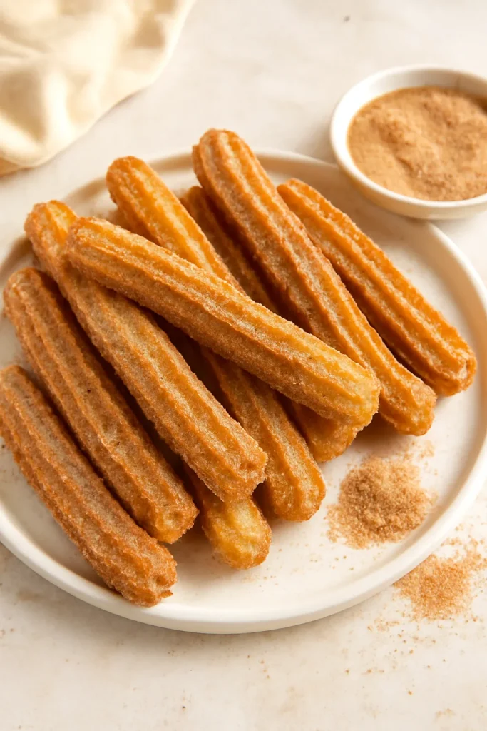 Easy Churros With Cinnamon Sugar