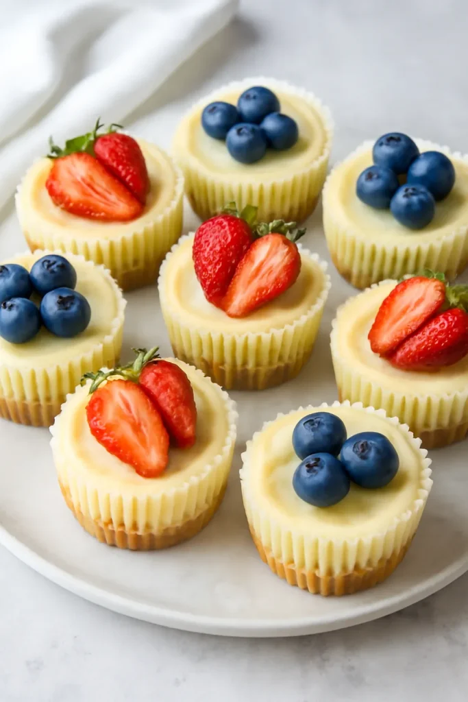 Easy Mini Cheesecakes