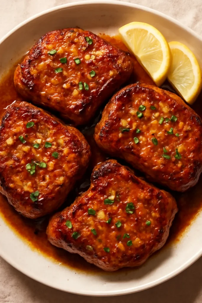 Garlic Brown Sugar Pork Chops