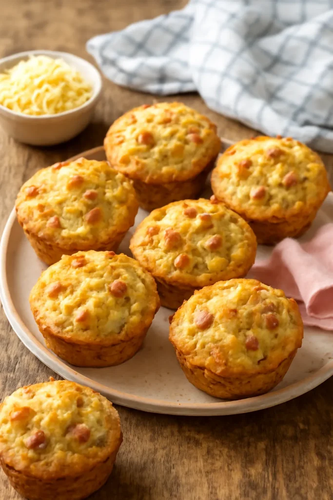 Ham and Cheese Muffins