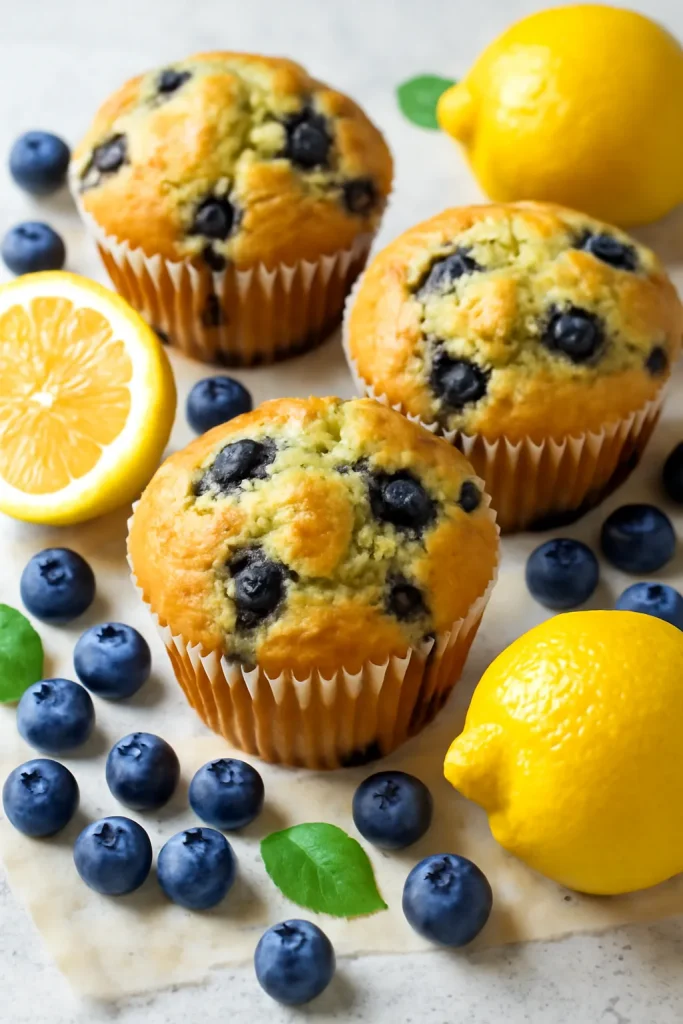 Lemon Blueberry Muffins