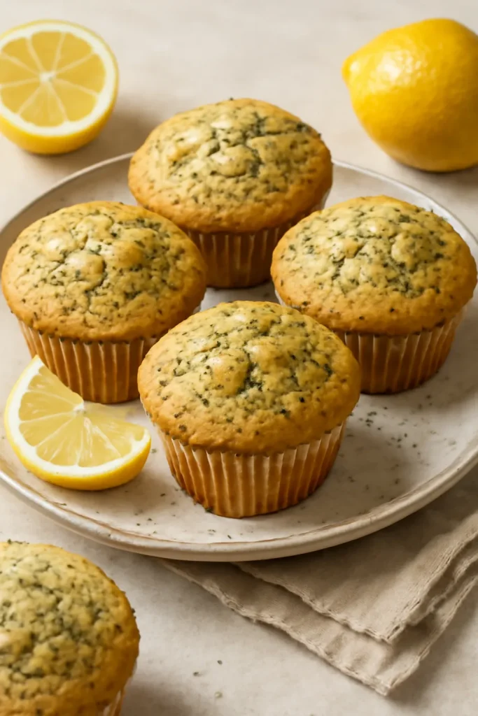 Lemon Poppy seed Muffins