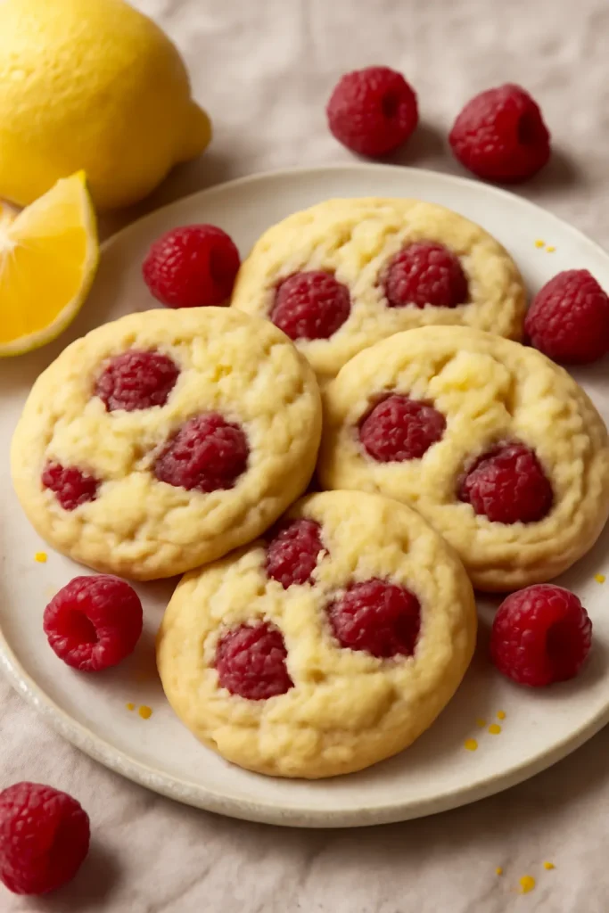 Lemon Raspberry Cookies