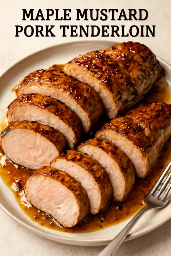 Maple Mustard Pork Tenderloin