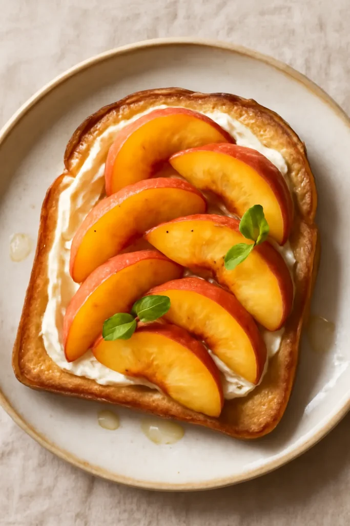 Peach Toast