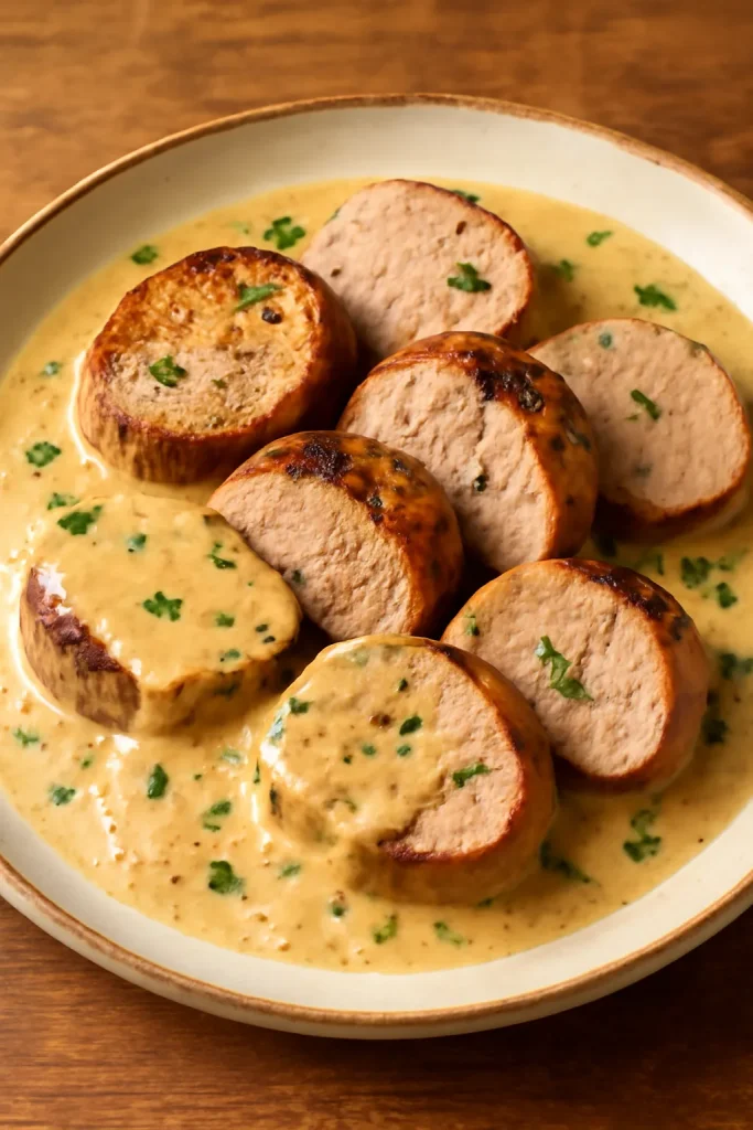 Pork Tenderloin with Creamy Dijon Sauce