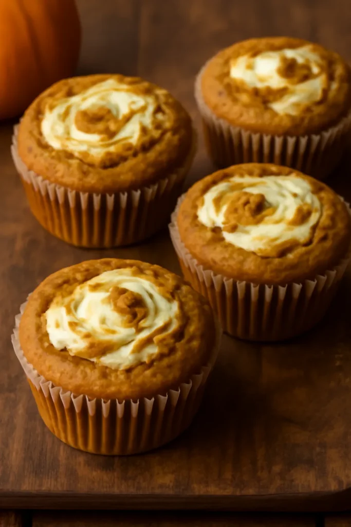 Pumpkin Cream Cheese Muffins