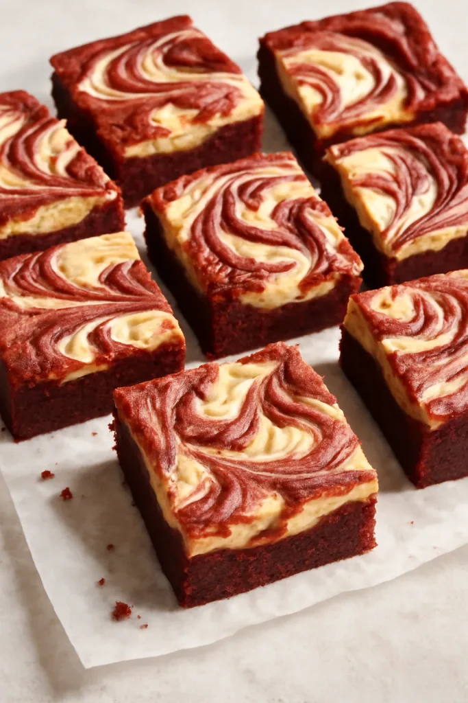 Red Velvet Cheesecake Brownies
