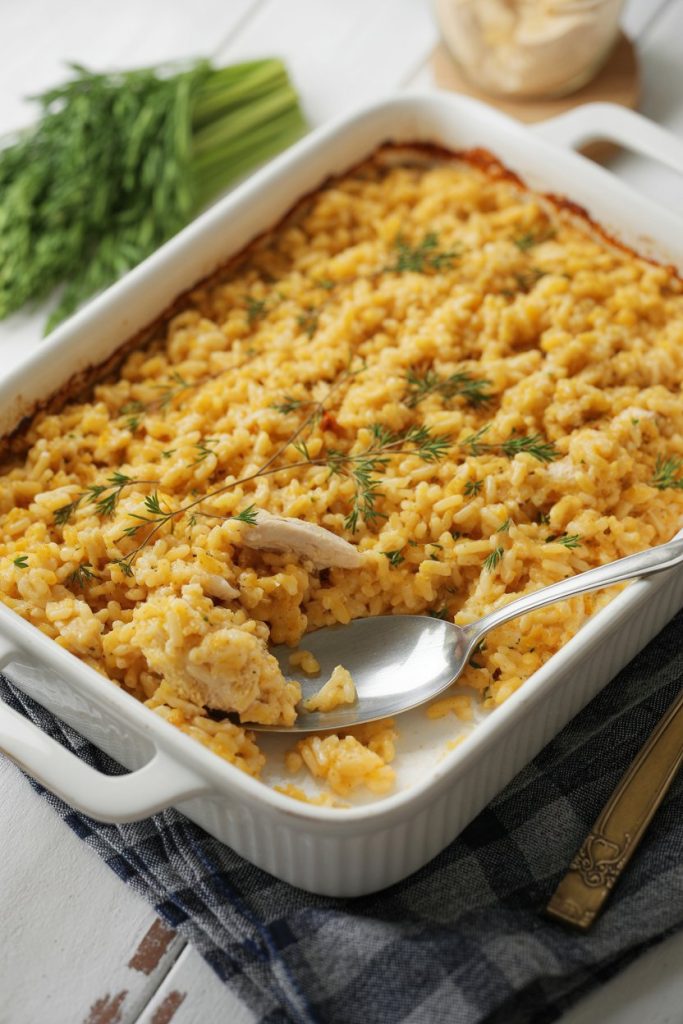Ritz Chicken and Rice Casserole