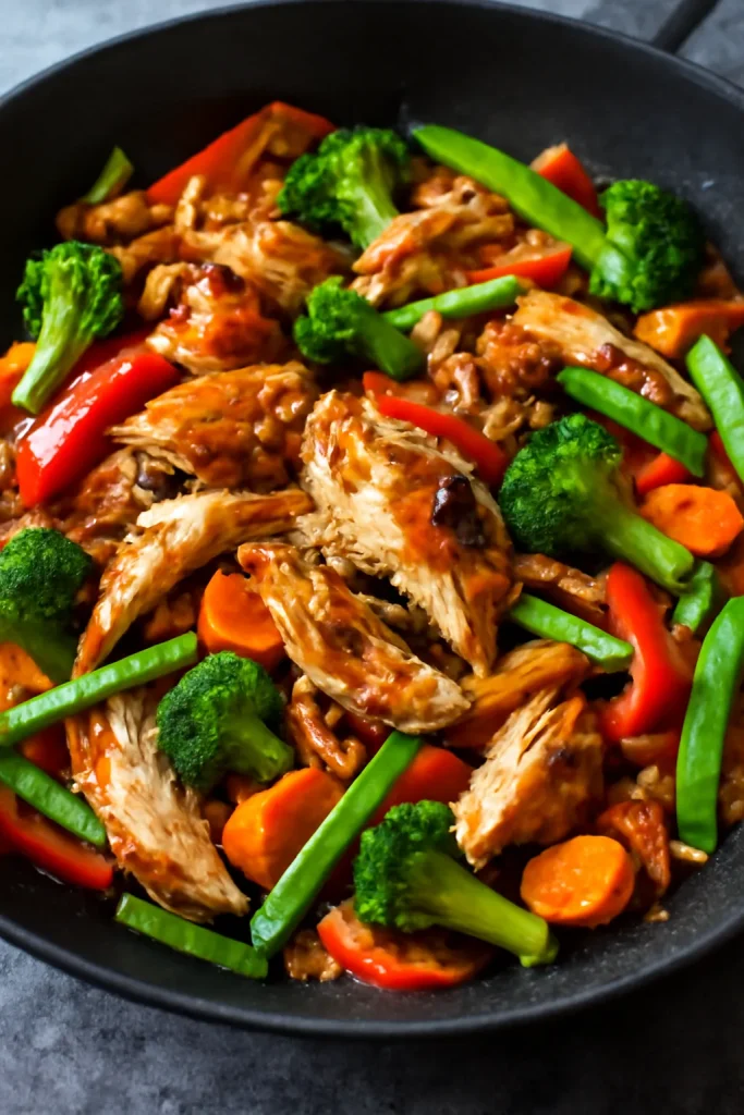 Rotisserie Chicken Stir Fry