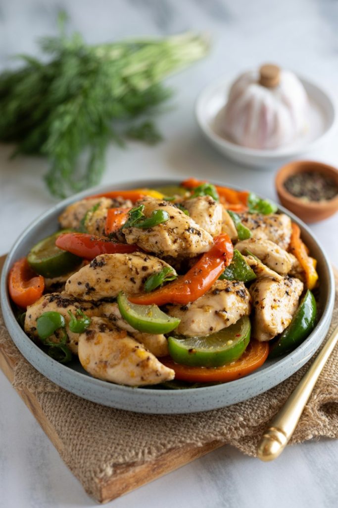 Savory Black Pepper Chicken Delight