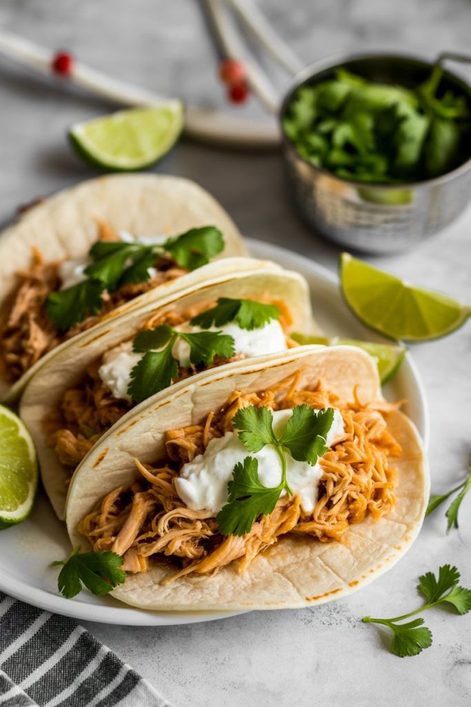 Shredded Chicken Tacos