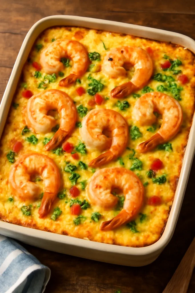 Shrimp and Grits Casserole