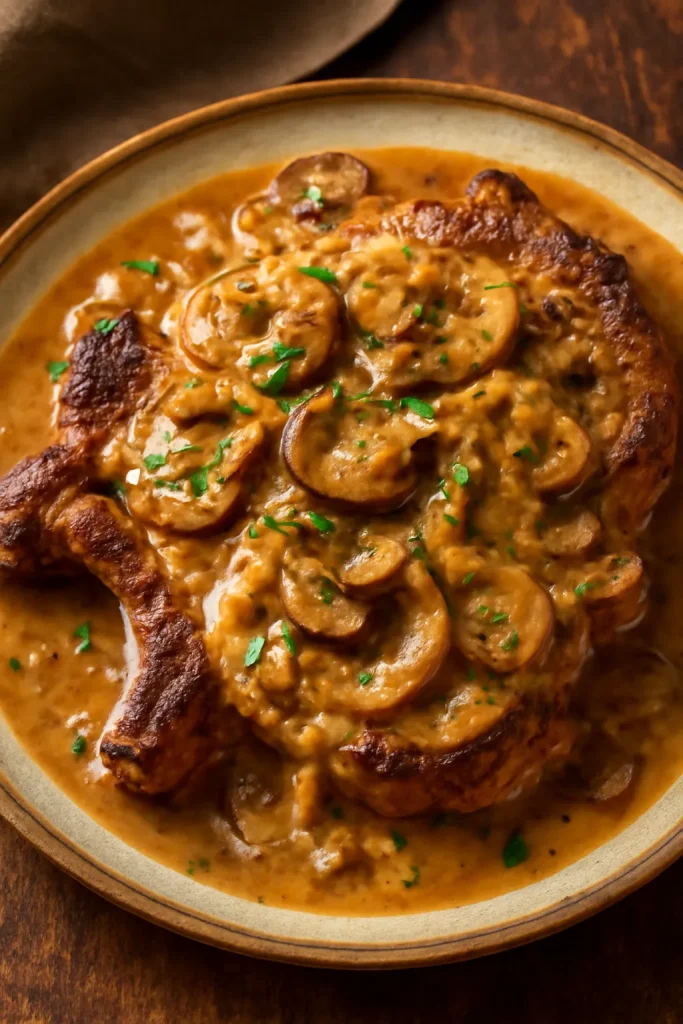 Smothered Pork Steak