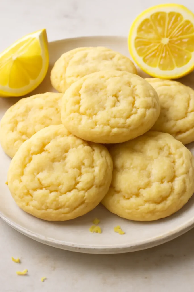 Soft and Chewy Lemon Cookies