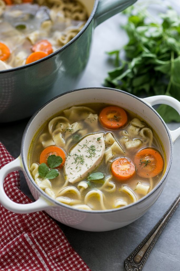 Stovetop Chicken Noodle Soup