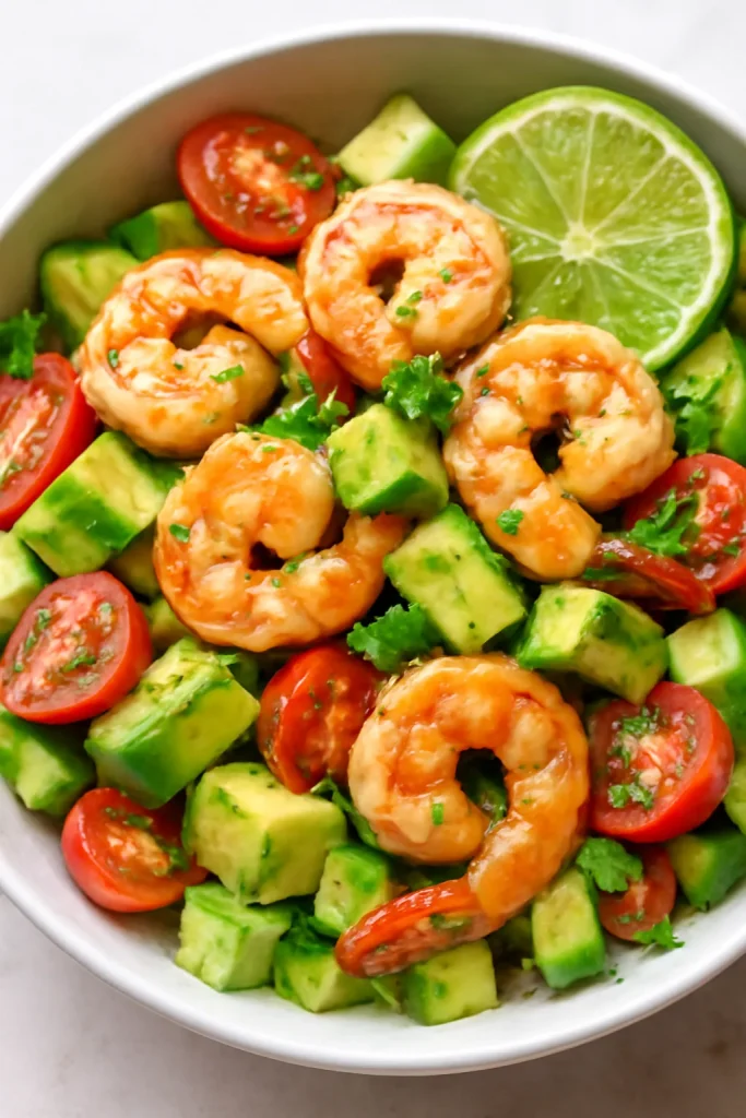 Zesty Lime Shrimp and Avocado Salad