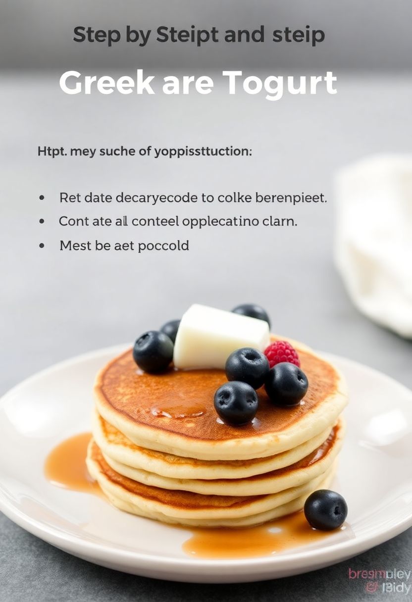Step-by-Step Instructions for Quick and Healthy Greek Yogurt Pancakes: